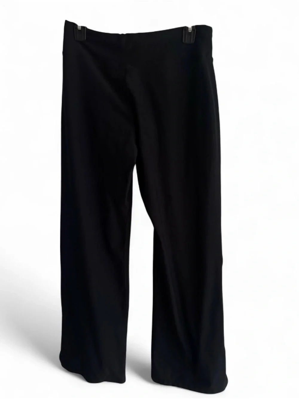 Nike Black Girls' Wide-Leg Sweatpants with Swoosh